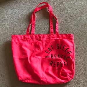 VS Pink Beach Tote Bag